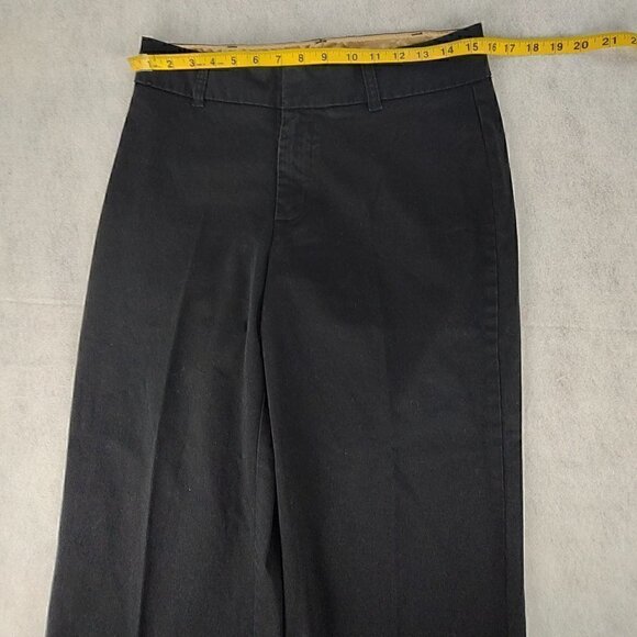 Lee Women's Just Below The Waist Black Cotton Pants. Size 10M - Picture 5 of 10
